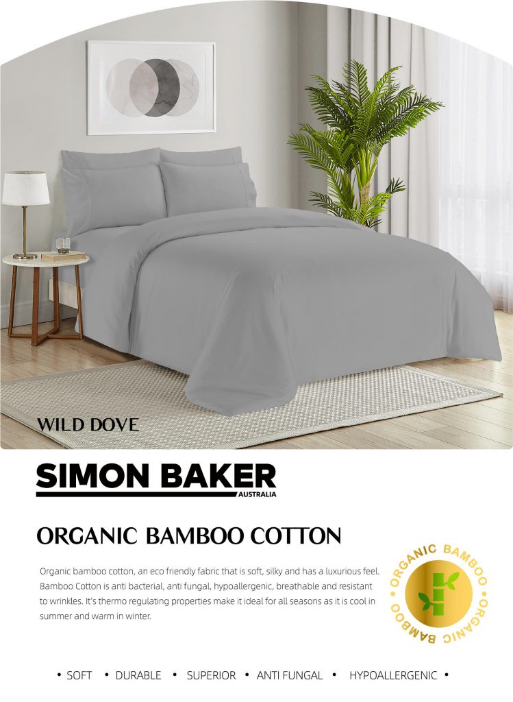 Organic Bamboo Sheet Sets (Flat Sheet, Fitted & Two Pillowcases)