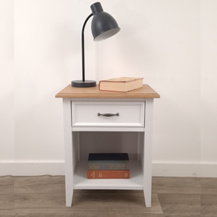 Bastille 1 Drawer Closed Sides Pedestal