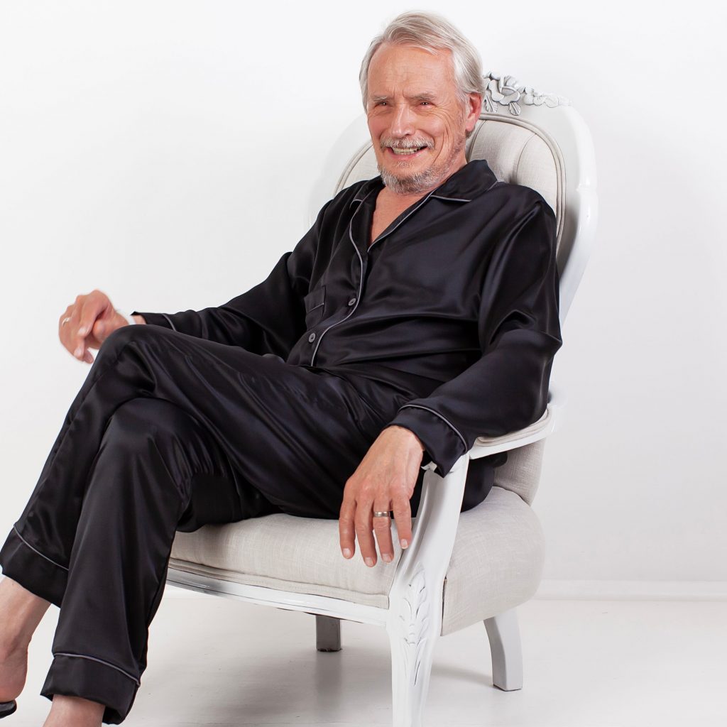 Men’s Long Sleeve PJ’s – Black