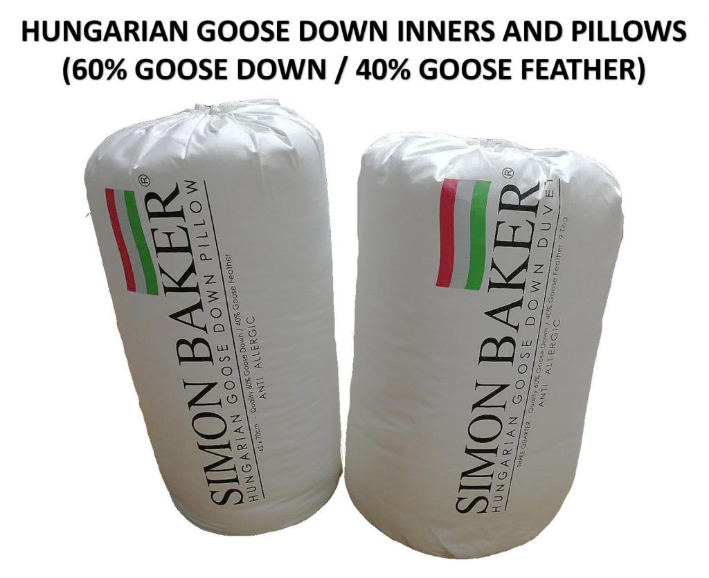 Simon Baker Hungarian Goose Down duvet inner 60%/40%