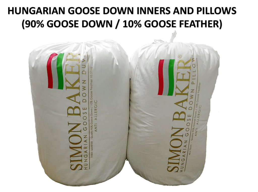 Simon Baker Hungarian Goose Down duvet inner 90%/10%
