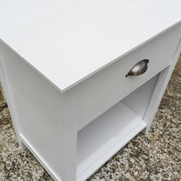 New England Pedestal 1 Drawer Closed Sides - Image 3