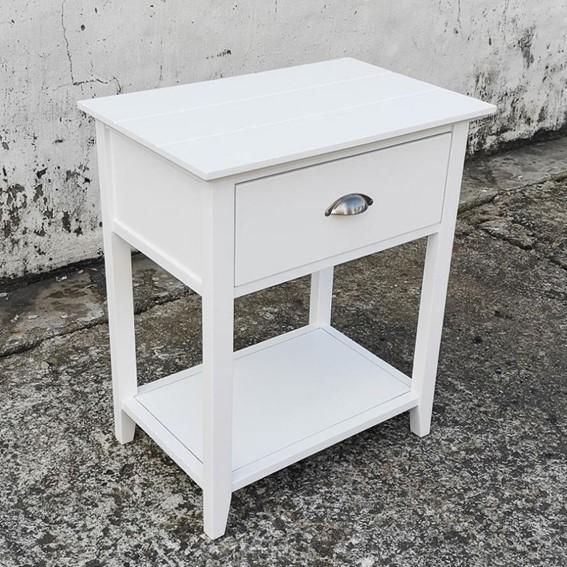 New England Pedestal 1 Drawer Open Sides - Image 2