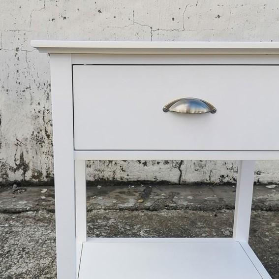 New England Pedestal 1 Drawer Open Sides - Image 4