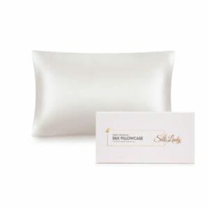 100% Organic Silk White pillowcase (Single)