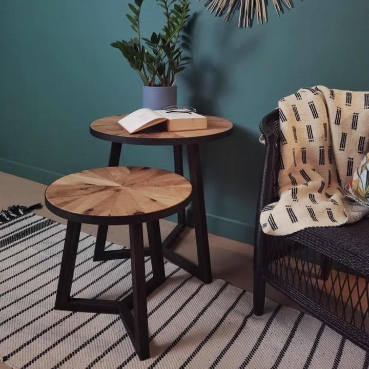 Orion nesting tables – Natural (Oak)