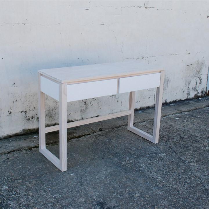 Oslo 2 drawer dresser – Coastal White (Pine) - Image 2