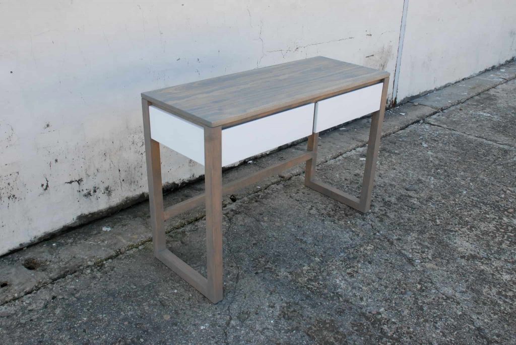 Oslo Dresser 2 Draw – Weathered (Pine) & White