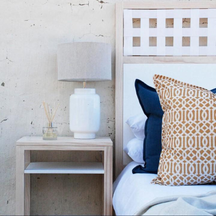 Oslo Pedestal 1 Shelf Open Sides – Coastal White - Image 3