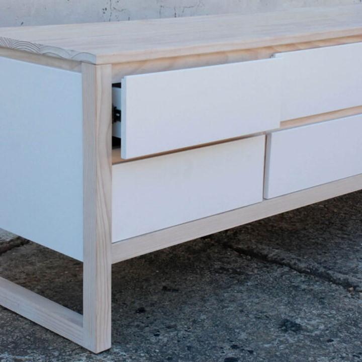 Oslo Plasma Unit 6 Drawers – Coastal White - Image 4