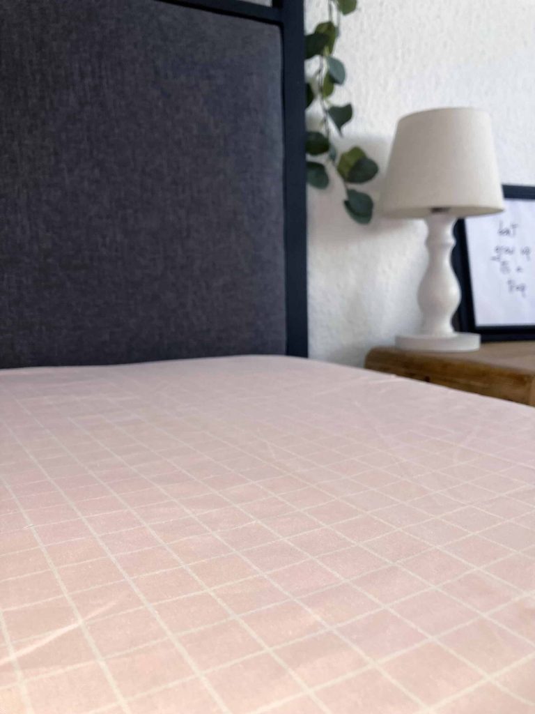 Pink Grid Sheet