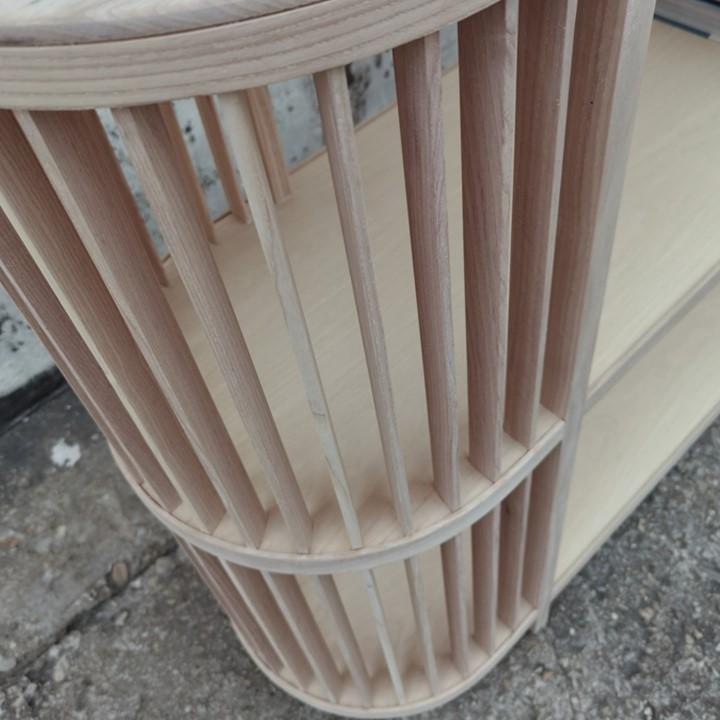 Reed console 136cm – Cotton White (Ash) - Image 4