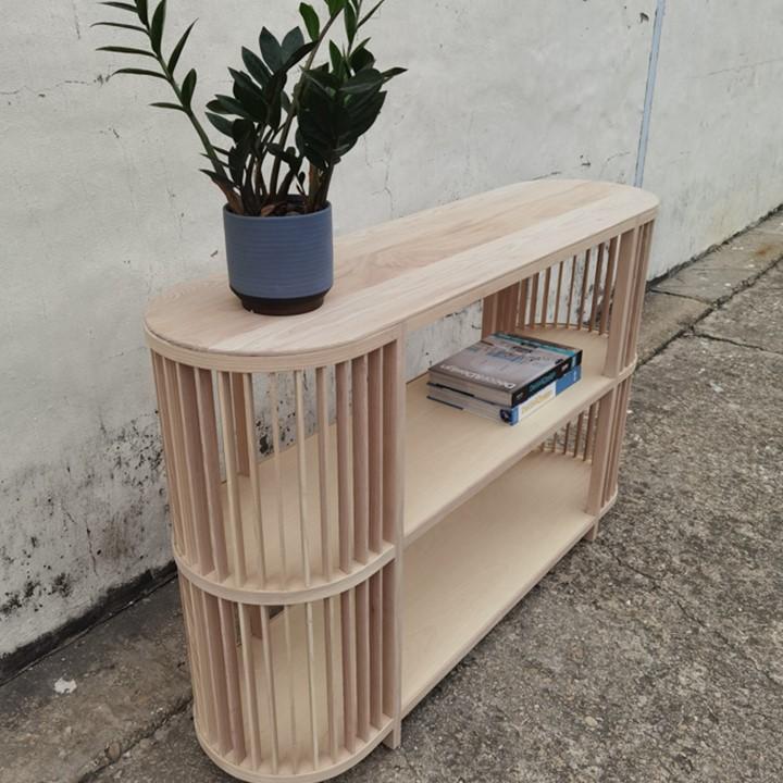 Reed console 136cm – Cotton White (Ash) - Image 3