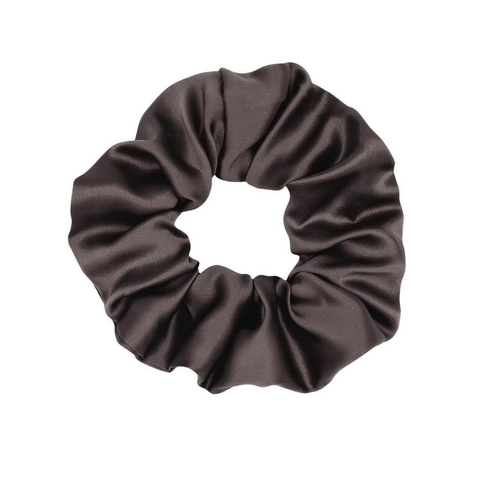 Pure Silk Scrunchies 3 pack – Chocolate Trio (Thick) - Image 4