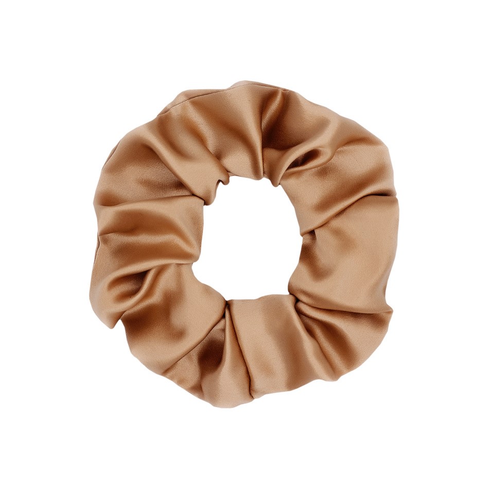 Pure Silk Scrunchies 3 pack – Chocolate Trio (Thick) - Image 5