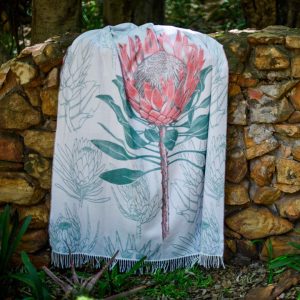 King Protea Throw
