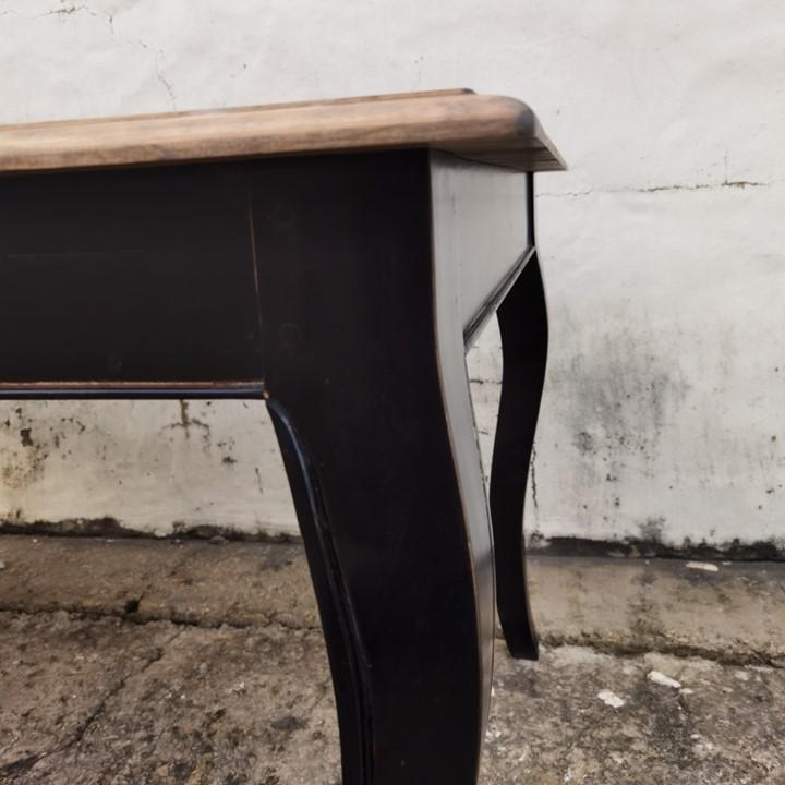 Vintage Dining table – Black/Walnut (Pine) - Image 3