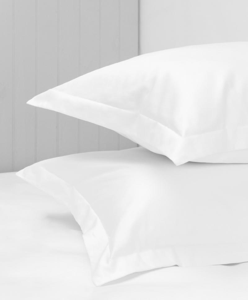 1000 Thread Count Egyptian Cotton Pillowcase Set White